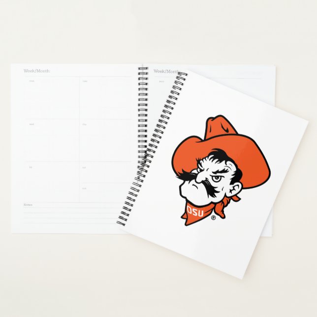 Oklahoma State University | Pistol Pete Face Planner (Display)