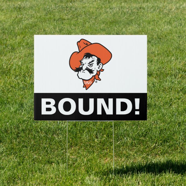 Oklahoma State University | Pistol Pete Face Sign (Insitu)