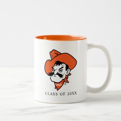 Oklahoma State University  Pistol Pete Face Two_Tone Coffee Mug
