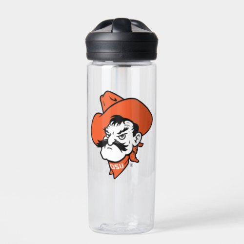 Oklahoma State University  Pistol Pete Face Water Bottle