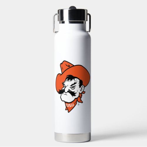 Oklahoma State University  Pistol Pete Face Water Bottle