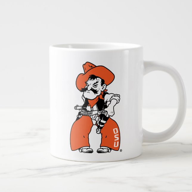 Oklahoma State University | Pistol Pete Giant Coffee Mug (Right)