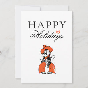 Oklahoma State University   Pistol Pete Holiday Card