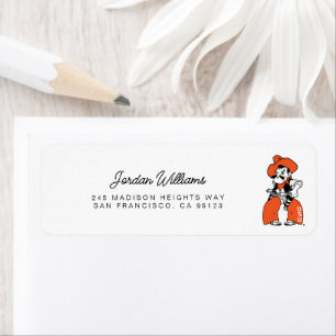 Oklahoma State University   Pistol Pete Label