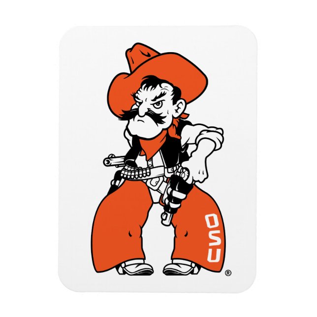 Oklahoma State University | Pistol Pete Magnet (Vertical)