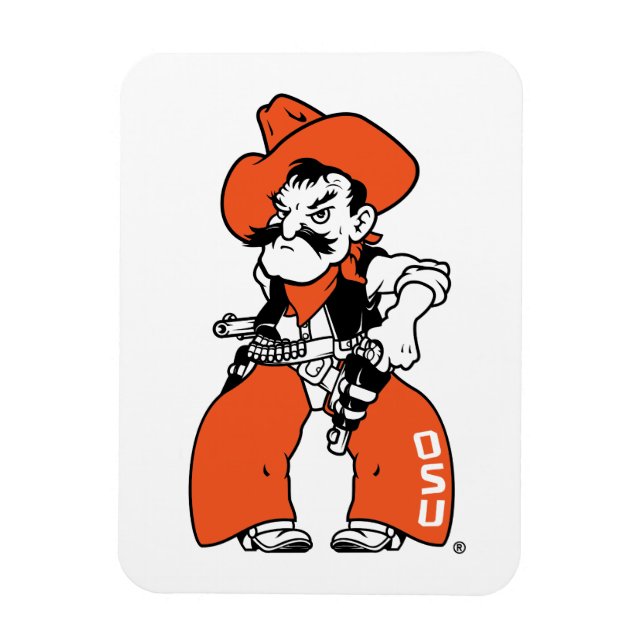 Oklahoma State University | Pistol Pete Magnet (Vertical)