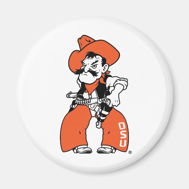 Oklahoma State University | Pistol Pete Magnet (Front)