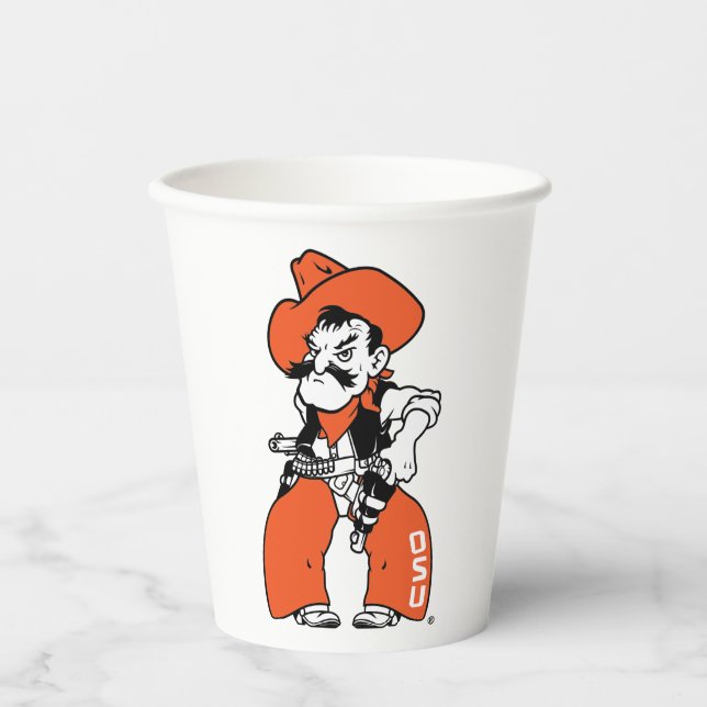 Oklahoma State University | Pistol Pete Paper Cups (Front)