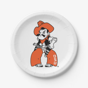 Oklahoma State University   Pistol Pete Paper Plates
