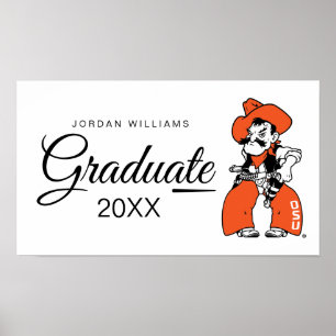 Oklahoma State University Pistol Pete Poster