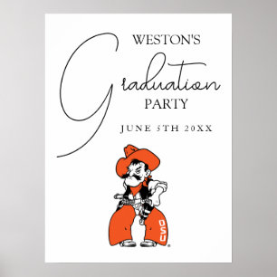 Oklahoma State University   Pistol Pete Poster