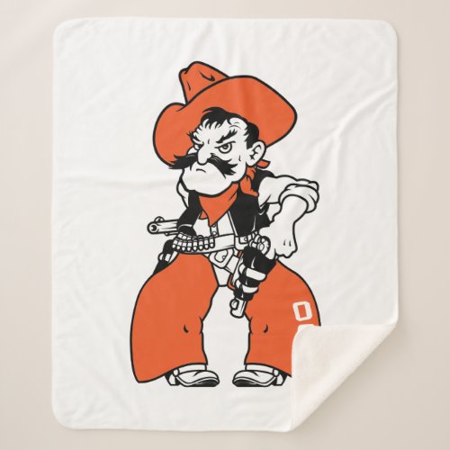 Oklahoma State University  Pistol Pete Sherpa Blanket