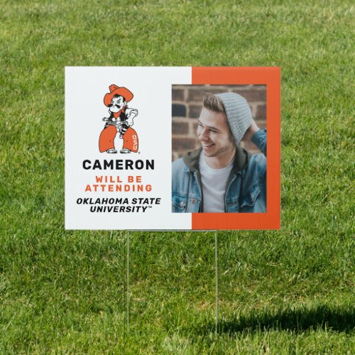 Oklahoma State University  Pistol Pete Sign