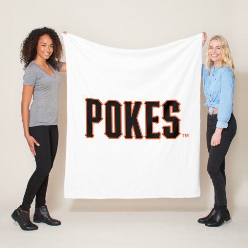 Oklahoma State University  Pokes Fleece Blanket