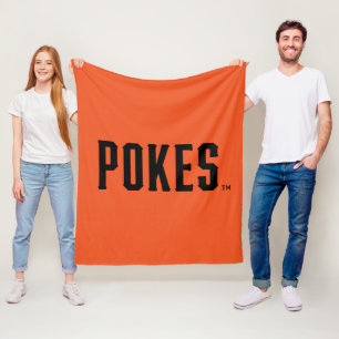 Oklahoma State University   Pokes Fleece Blanket