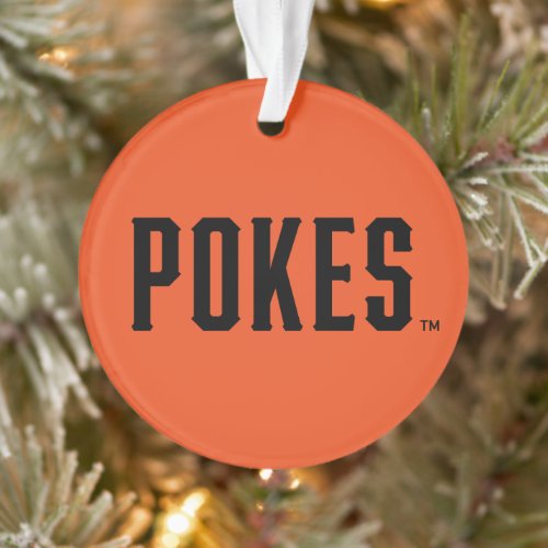 Oklahoma State University  Pokes Ornament