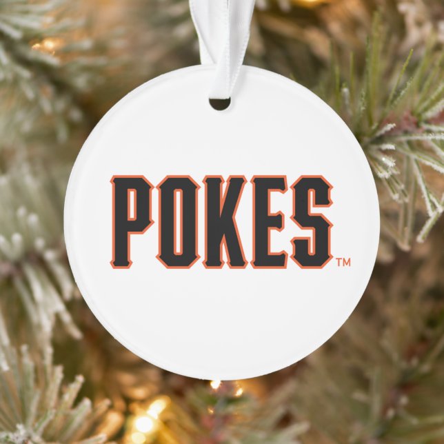 Oklahoma State University | Pokes Ornament (Tree)