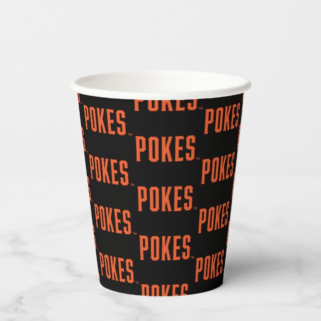 Oklahoma State University | Pokes Paper Cups (Back)