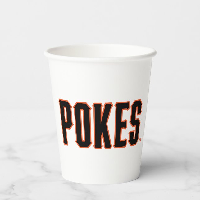 Oklahoma State University | Pokes Paper Cups (Back)
