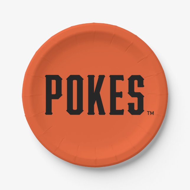 Oklahoma State University | Pokes Paper Plates (Front)