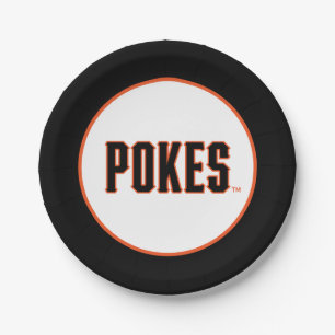 Oklahoma State University   Pokes Paper Plates