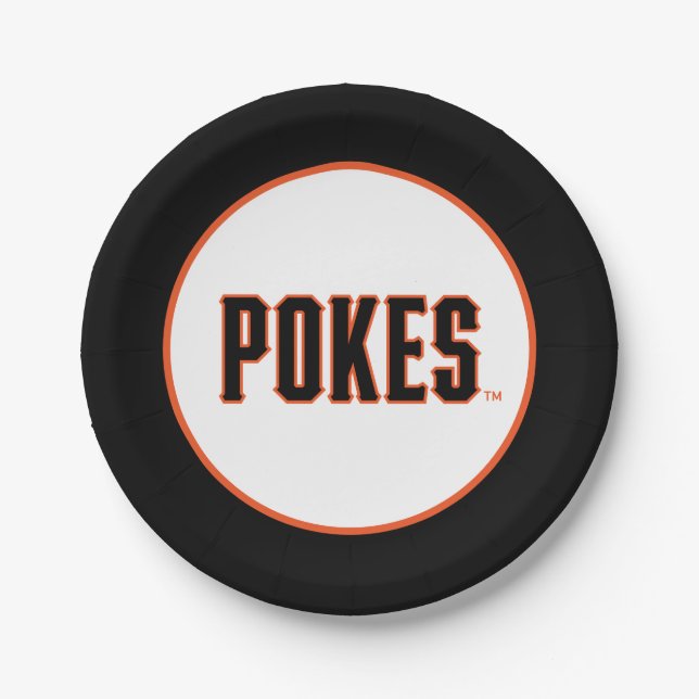 Oklahoma State University | Pokes Paper Plates (Front)