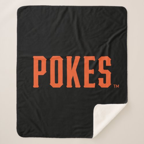 Oklahoma State University  Pokes Sherpa Blanket