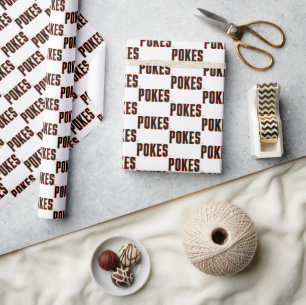 Oklahoma State University Pokes Wrapping Paper