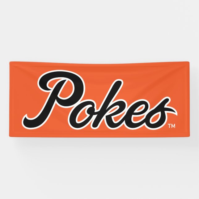 Oklahoma State University | Script Pokes Banner (Horizontal)