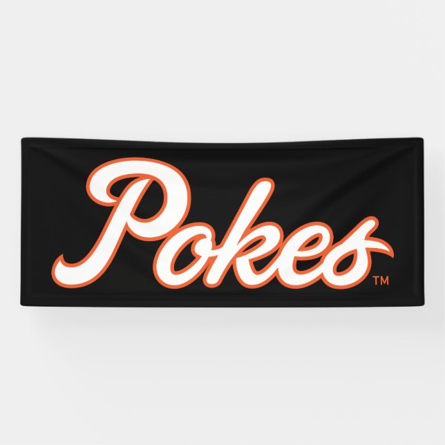 Oklahoma State University | Script Pokes Banner (Horizontal)