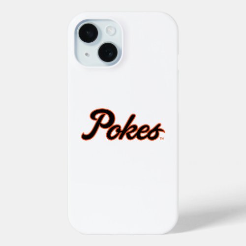 Oklahoma State University  Script Pokes iPhone 15 Case