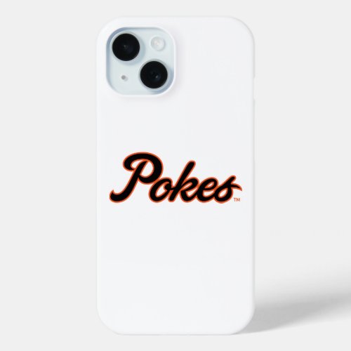 Oklahoma State University  Script Pokes iPhone 15 Case