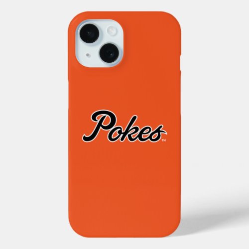 Oklahoma State University  Script Pokes iPhone 15 Case