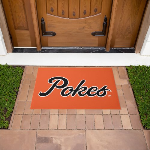 Oklahoma State University  Script Pokes Doormat