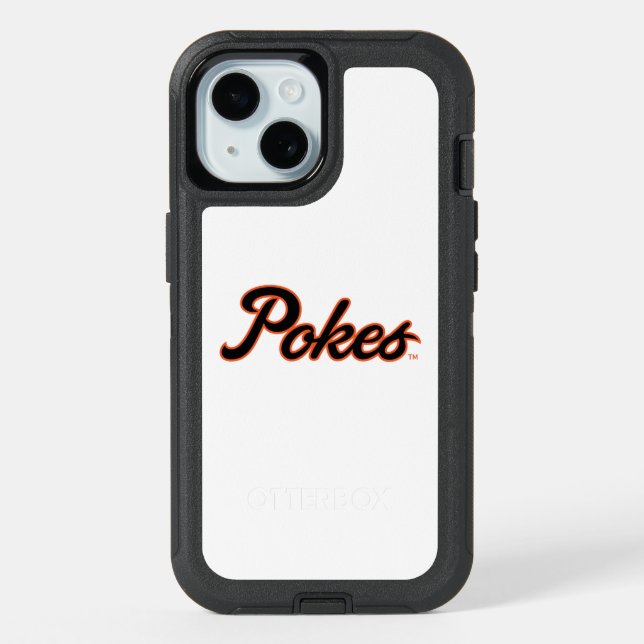 Oklahoma State University | Script Pokes iPhone 15 Case (Back)