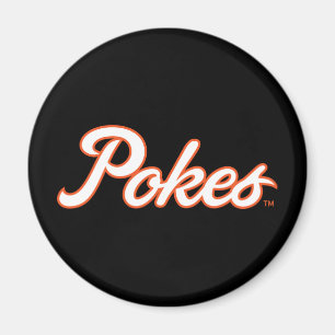 Oklahoma State University Script Pokes Magnet