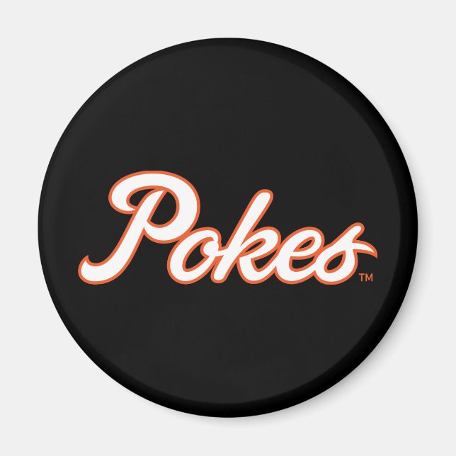 Oklahoma State University | Script Pokes Magnet (Front)