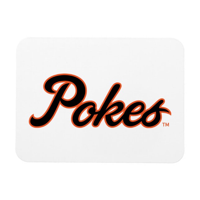 Oklahoma State University | Script Pokes Magnet (Horizontal)