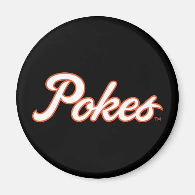 Oklahoma State University | Script Pokes Magnet (Front)