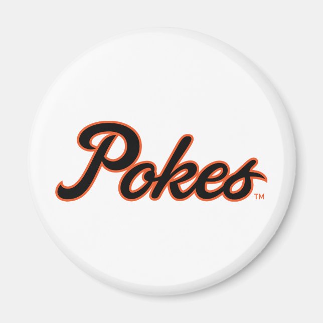 Oklahoma State University | Script Pokes Magnet (Front)