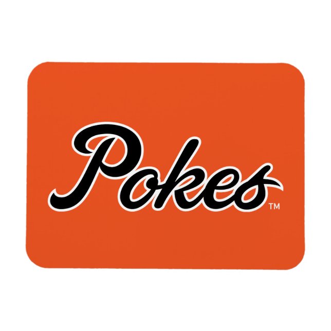 Oklahoma State University | Script Pokes Magnet (Horizontal)