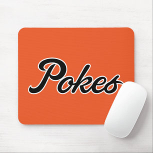 Oklahoma State University Script Pokes Mouse Pad