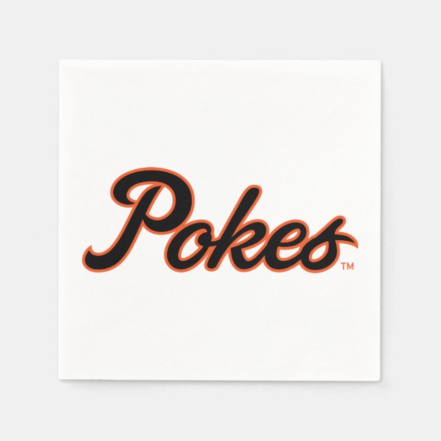 Oklahoma State University | Script Pokes Napkins (Front)