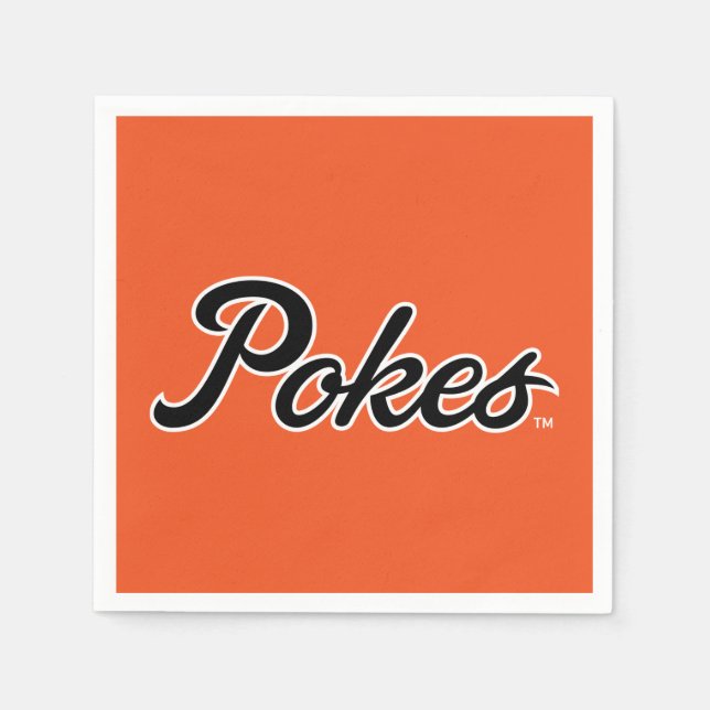 Oklahoma State University | Script Pokes Napkins (Front)