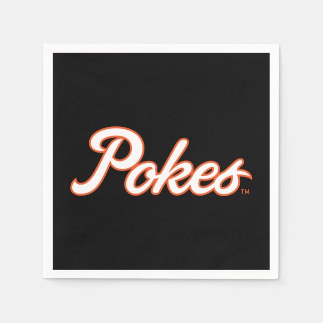 Oklahoma State University | Script Pokes Napkins (Front)