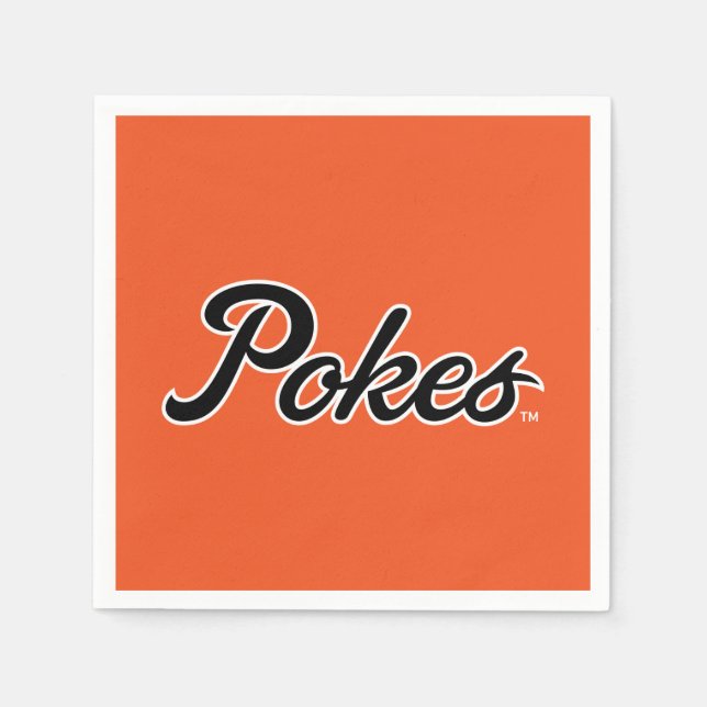 Oklahoma State University | Script Pokes Napkins (Front)