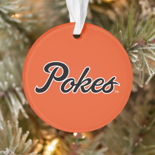 Oklahoma State University | Script Pokes Ornament (Tree)