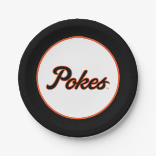 Oklahoma State University   Script Pokes Paper Plates