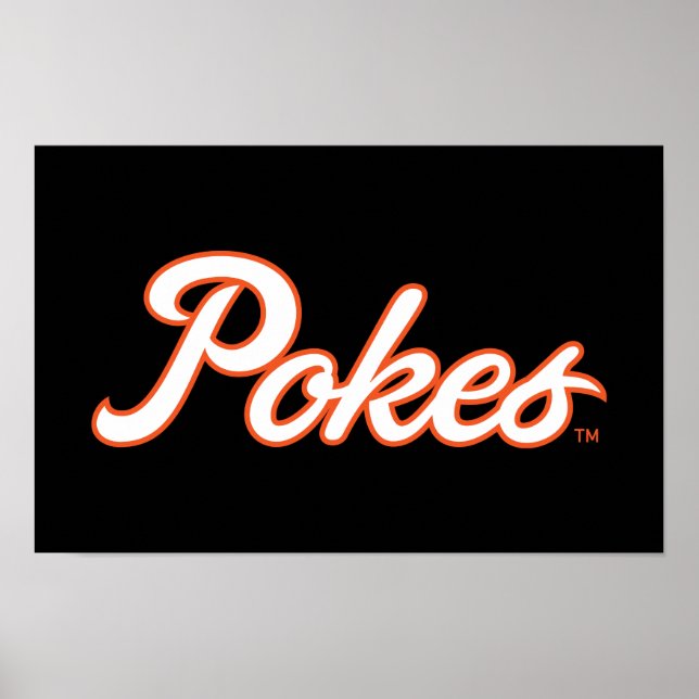 Oklahoma State University | Script Pokes Poster (Front)