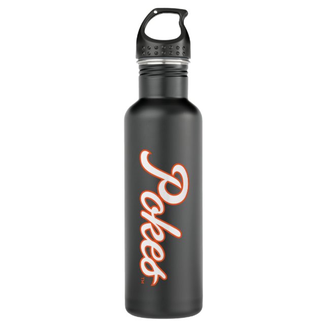 Oklahoma State University | Script Pokes Stainless Steel Water Bottle (Front)